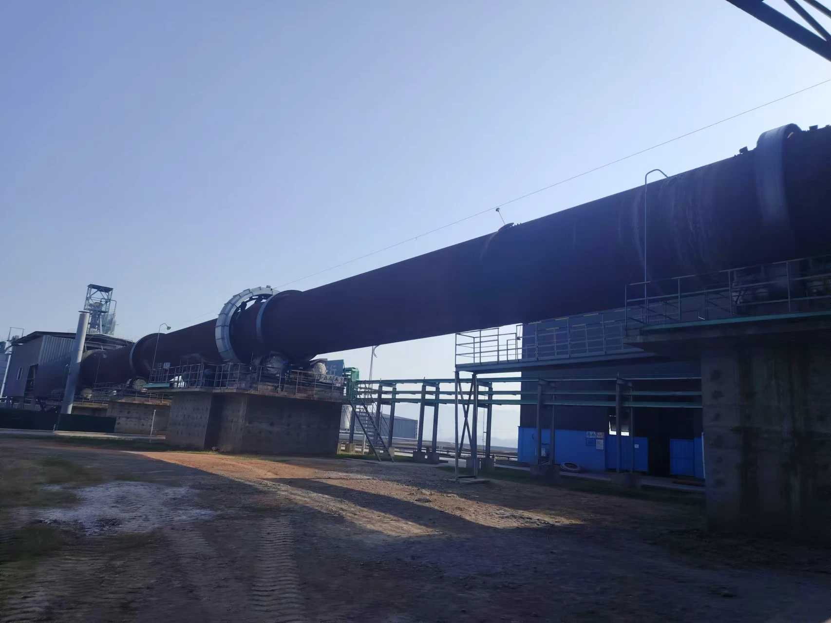 Solid waste and hazardous waste rotary kiln