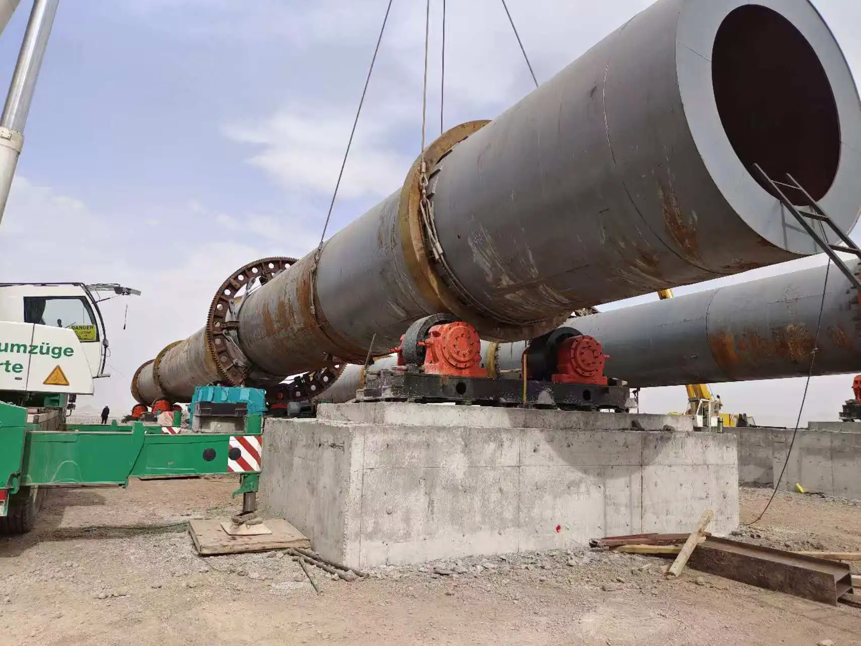 Quartz sand rotary kiln
