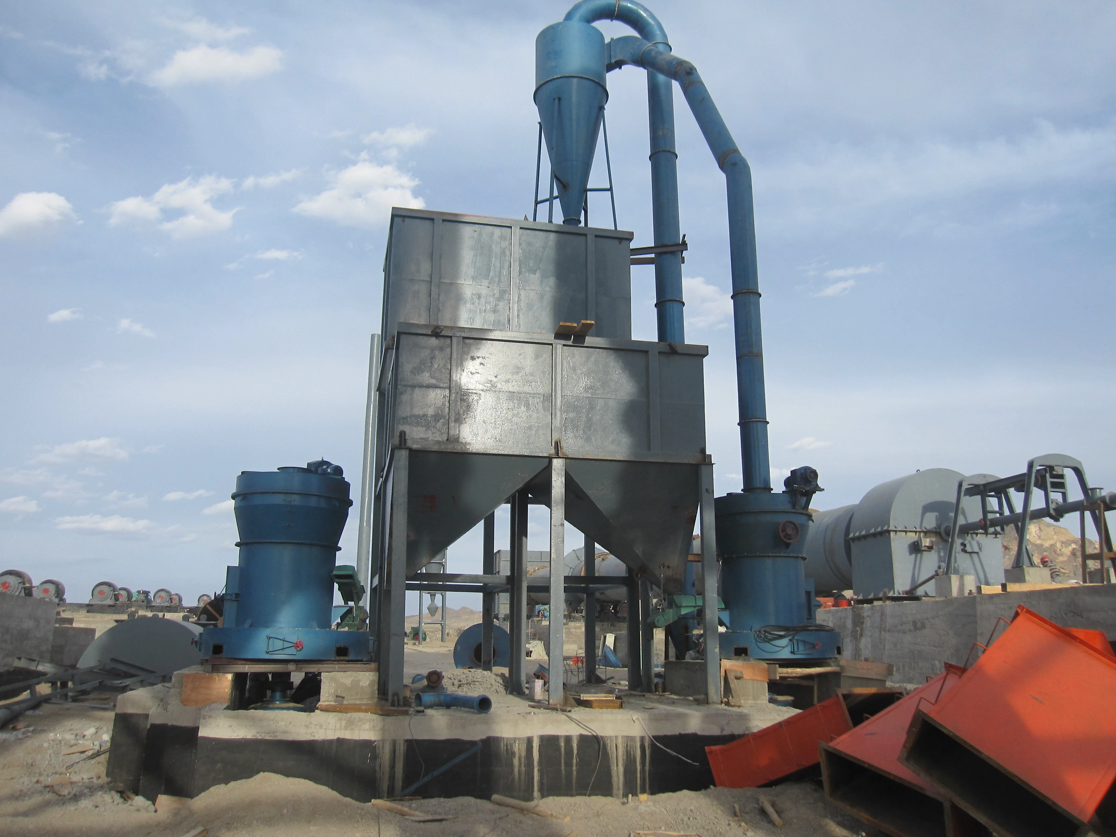 High pressure roller mill